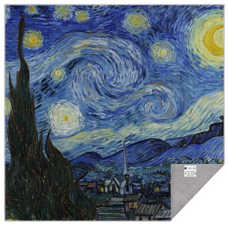 Multifunctional Protective Cloth Sprayproof Washable for Fragile Objects Starry Night M - Techly IWRAPPER-V 01 M