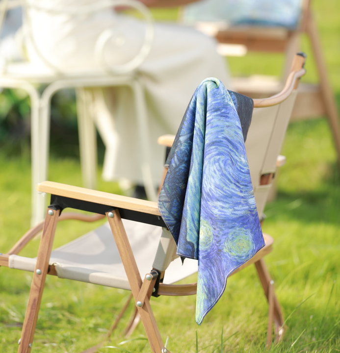 Multifunctional Protective Cloth Sprayproof Washable for Fragile Objects Starry Night XL - Techly IWRAPPER-V 01 XL