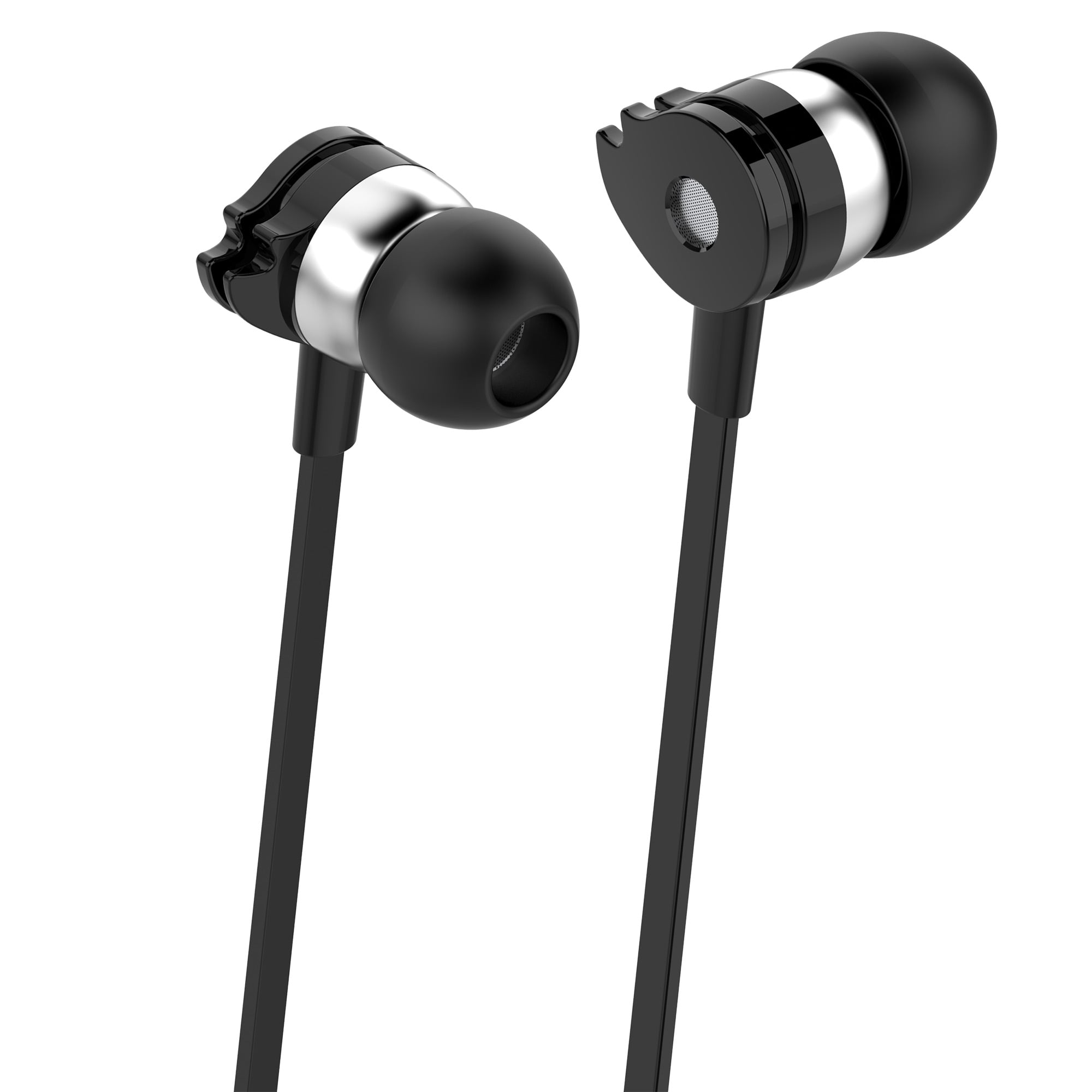 In-ear stereo headphones with black microphone - Techly SB-HP A 1 BKTY