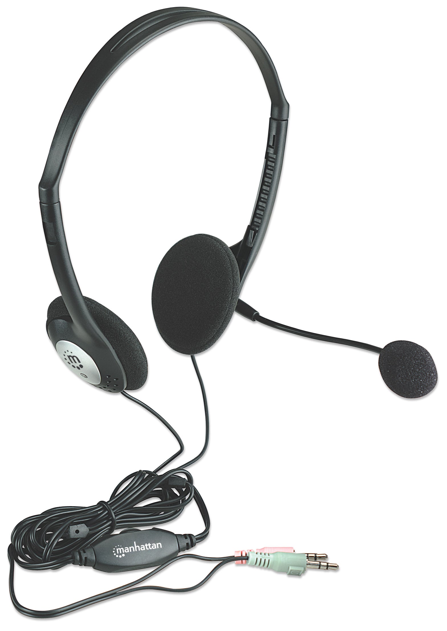 Cuffie Stereo con Microfono e Regolazione del Volume - Manhattan SB-HP3
